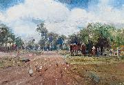Walter Withers On the Eltham Road oil painting